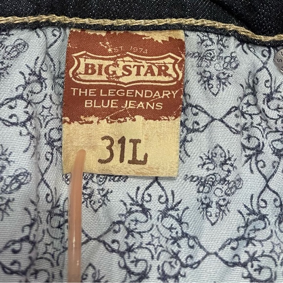 Buckle Big Star Maddie Boot Cut Women Jeans, Size 31 Long, Dark Wash. - Picture 5 of 5